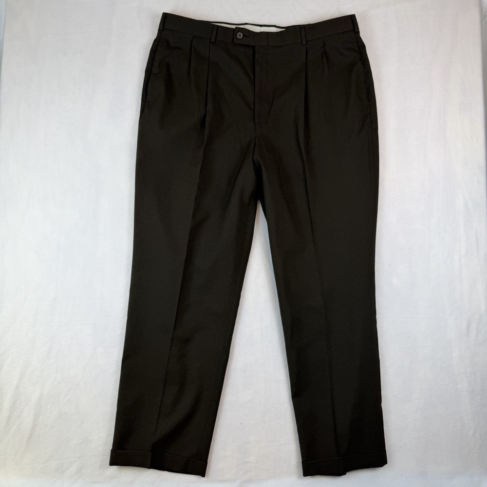 Slates A Dockers Brand Pants Mens 40x32 Work Dress Pants Grey Pattern